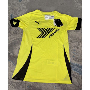 Steel United Yokohama Puma DryCell Soccer Yellow Jersey Men's Small NWT